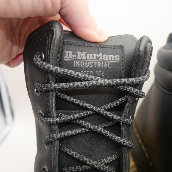 New Dr. Doc Martens Gilbreth Women's 11 Steel Toe Work Boots Black SR - Picture 7 of 10